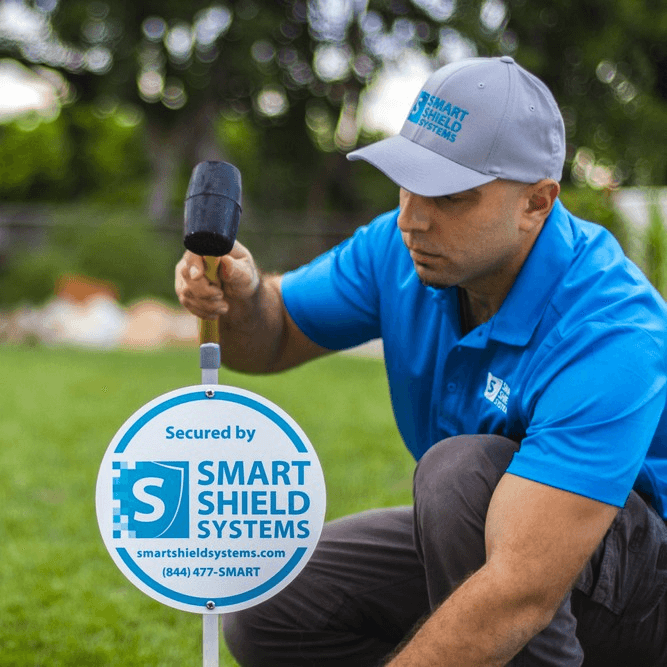 Smart Shield Systems team member greeting a customer