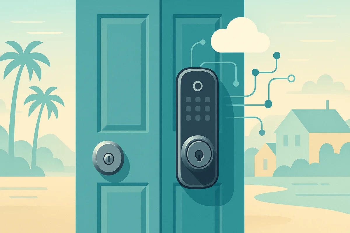 Contactless Check-In With Smart Locks - Why San Diego Vacation Rental Owners Need Smart Locks and Cameras